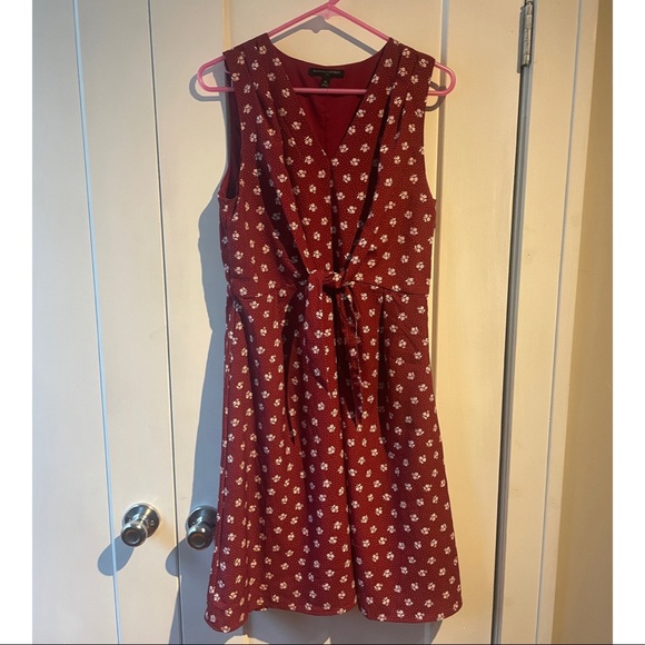 Banana Republic burnt orange, floral, summer dress - Picture 1 of 5